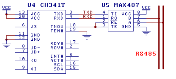 USB to RS485 Interface (Diagram 5)