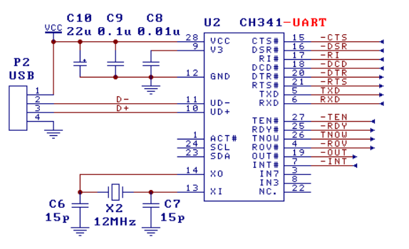 USB to TTL Serial Interface (Diagram 3)