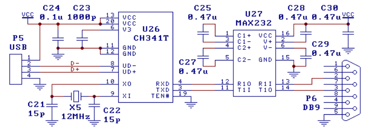 USB to RS232 Serial Interface (Diagram 4)